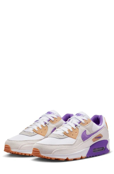 Shop Nike Air Max 90 Sneaker In White/ Grape/ Phantom/ Citron