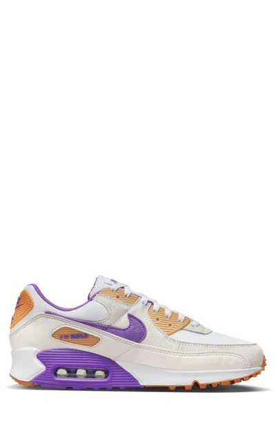 Shop Nike Air Max 90 Sneaker In White/ Grape/ Phantom/ Citron