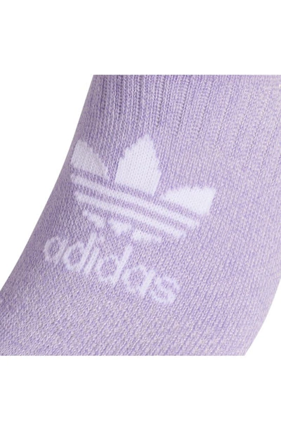 Shop Adidas Originals Assorted 6-pack Originals No-show Socks In Light Purple