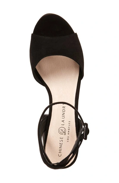 Chinese Laundry Theresa Platform Sandal In Black