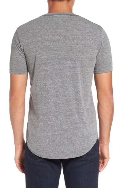 Shop Goodlife Triblend Scallop Crew T-shirt In Heather Grey