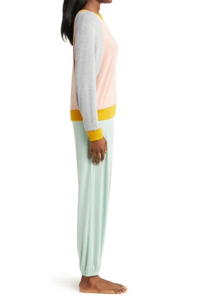Honeydew Intimates Star Seeker Pajamas In Morganite Color Block