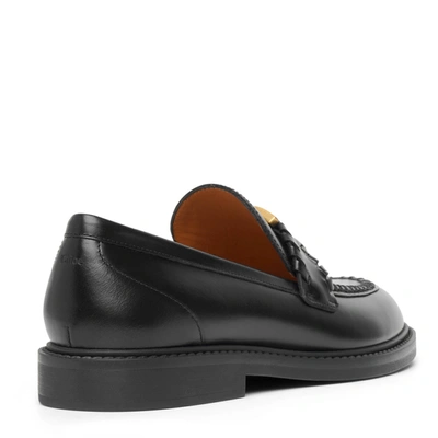 Shop Chloé Marcie Black Leather Loafers