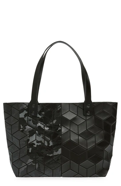 Shop Patrizia Luca Geometric Tote Bag In Matte Black