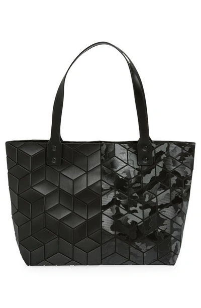 Shop Patrizia Luca Geometric Tote Bag In Matte Black