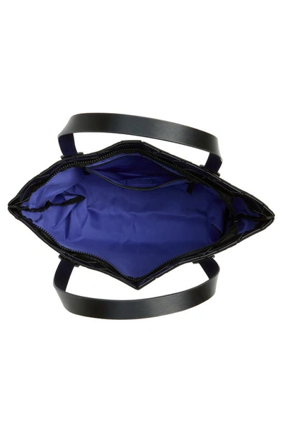 Patrizia Luca Geometric Tote Bag In Matte Black