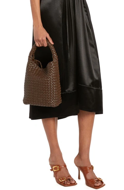 Bottega Veneta Cabat Intrecciato Leather Top Handle Bag In 2016 Light Brown-gold