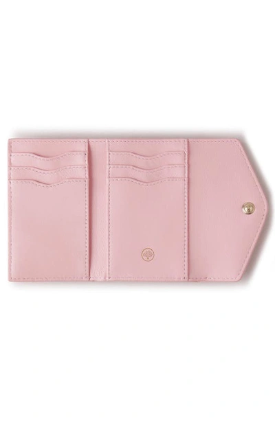 Shop Mulberry Bifold Leather Card Case In Powder Rose