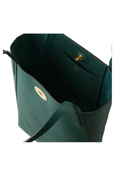 Mulberry North South Bayswater Leather Tote Bag In  Green