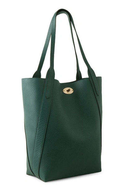Mulberry North South Bayswater Leather Tote Bag In  Green