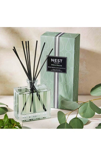 Shop Nest New York Wild Mint & Eucalyptus Reed Diffuser