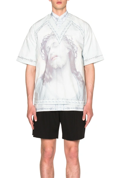 トップス GIVENCHY 16SS JESUS V NECK SHIRT GIVENCHY 16SS JESUS V NECK SHIRT