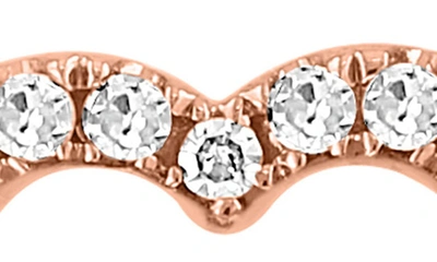 Effy 14k Rose Gold Diamond Heart Necklace In Pink