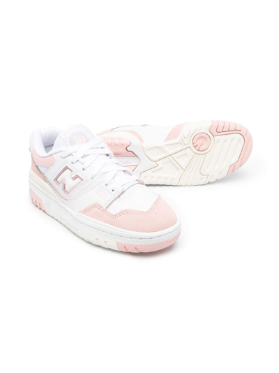 Shop New Balance 550 Low-top Lace-up Sneakers In White