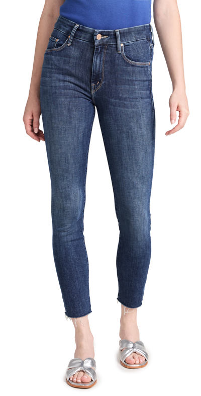 Shop Mother The Looker Ankle Fray Jeans Girl Crush