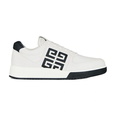 Shop Givenchy G4 Sneakers In Leather In Black_white