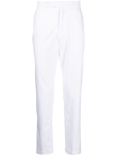 Shop Ralph Lauren White Tailored Slim-fit Trousers