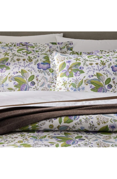 Matouk Pomegranate Linen Duvet Cover In Lilac