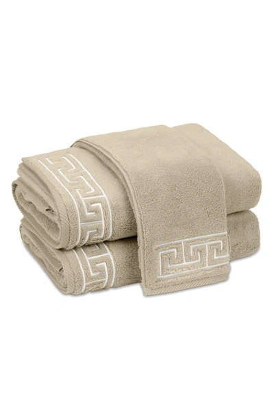 Shop Matouk Adelphi Cotton Hand Towel In Dune