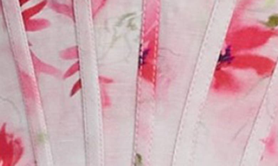 Shop Bardot Elsie Floral Corset Top In Pink Floral
