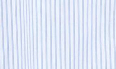 Shop Nili Lotan Raphael Stripe Shirt In Light Blue Stripe