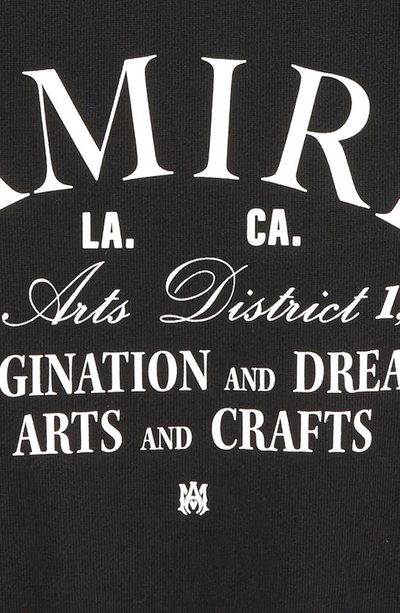 Shop Amiri Kids' Arts District Graphic Sweatshirt In Black