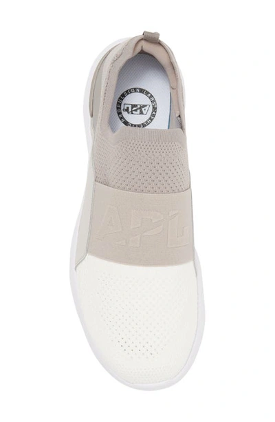 Shop Apl Athletic Propulsion Labs Techloom Bliss Knit Running Shoe In Tundra / Clay / Ivory