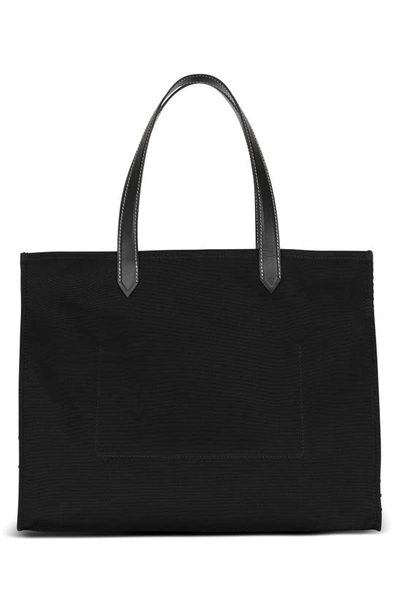 Balmain Medium B-army Monogram Shopper Tote In Ivory/ Black
