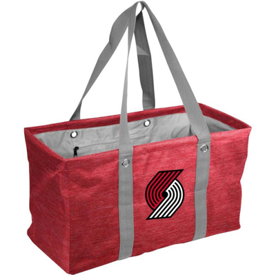 Shop Logo Brands Portland Trail Blazers Crosshatch Picnic Caddy Tote Bag In Red