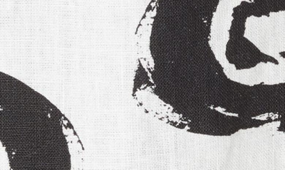 Shop Jacquemus La Chemise Simon Floral Print Linen Button-up Shirt In 1dh Print White/ Black Paisley