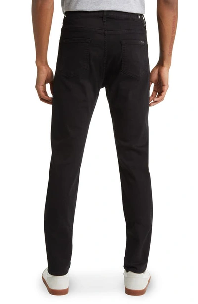 7 For All Mankind Slimmy Squiggle Skinny Jeans In Black