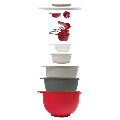 Norpro Nested Mixing Bowls And Measuring Cups, 12 Piece Set In Multi
