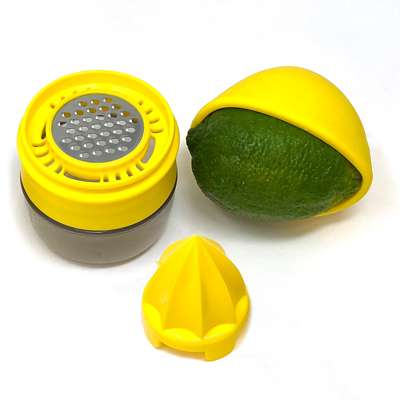 Norpro Citrus Juicer And Zester, Yellow In Yellow