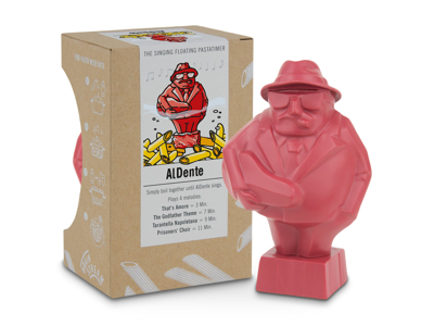 Brainstream Al Dente Singing Floating Pasta Timer, Red In Red