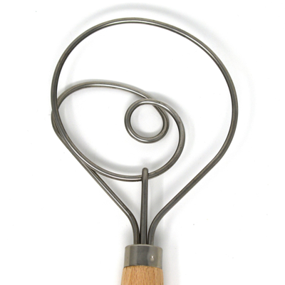 Norpro Scandinavian Dough Whisk, 12-inch In Silver
