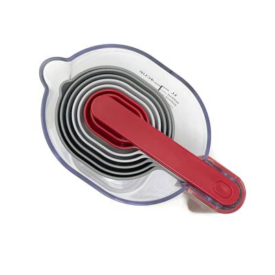 Norpro Nested Measuring Cups And Spoons, 9 Piece Set In Multi
