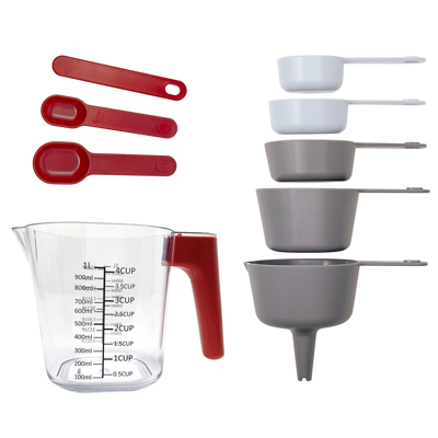 Norpro Nested Measuring Cups And Spoons, 9 Piece Set In Multi