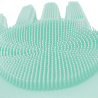 Norpro Silicone Cleaning Gloves With Micro Bristles, 1 Pair In Blue