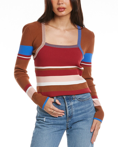 Shop Diane Von Furstenberg Brody Sweater In Brown