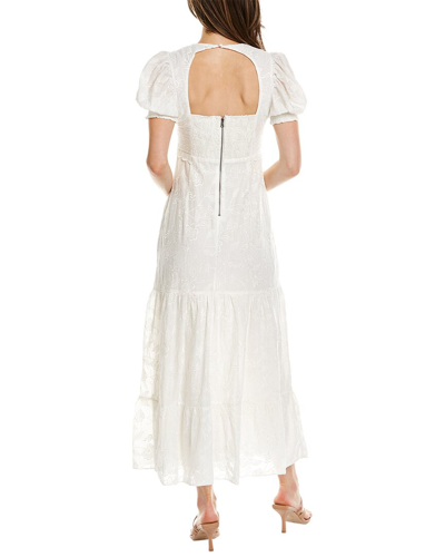 Shop Alice And Olivia Stori Midi Dress In White