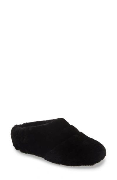 Shop Proenza Schouler Rondo Genuine Shearling Slip-on Shoe In Black