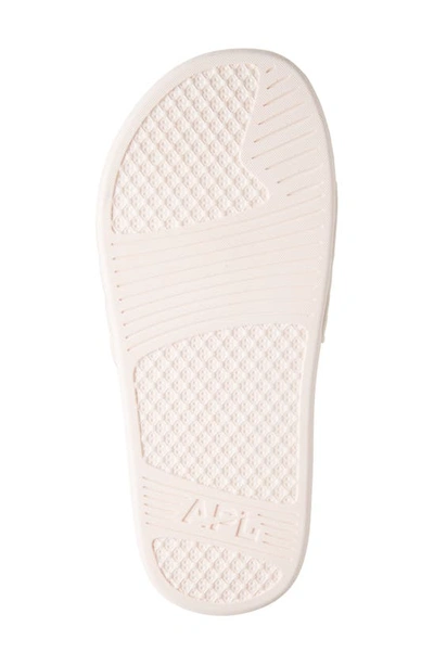 Shop Apl Athletic Propulsion Labs Lusso Quilted Slide Sandal In Nude