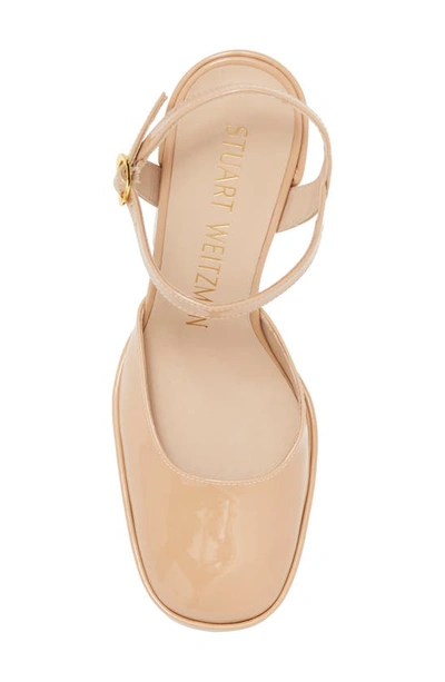 Stuart Weitzman Skyhigh 145 Platform Pump In Adobe