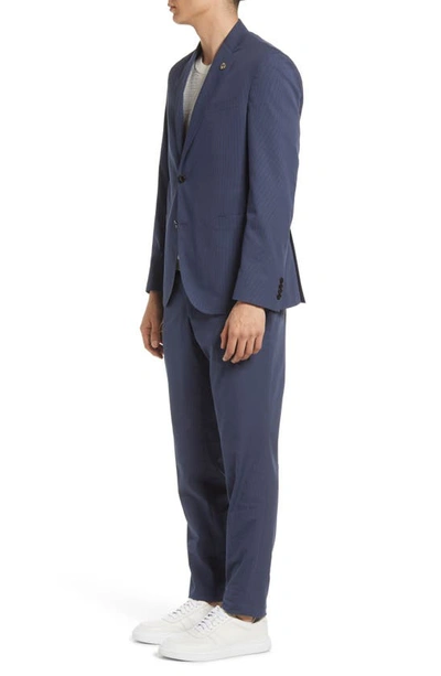 Shop Ted Baker Tampa Slim Fit Suit In Blue Grey