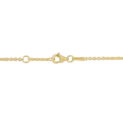 Shop Amour Heart & Key Charm Bracelet With Lobster Clasp In Yellow Plated Sterling Silver