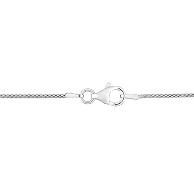 Shop Amour 6mm Ball Station Chain Bracelet With Sterling Silver Lobster Clasp In White