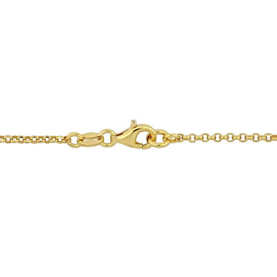 Amour Multi-color Butterfly Enamel Charm Bracelet In Yellow Plated Sterling Silver In Yellow