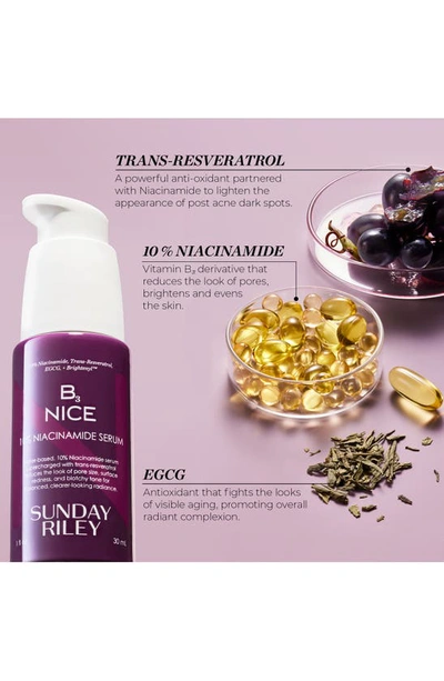 Shop Sunday Riley B3 Nice 10% Niacinamide Serum, 1 oz