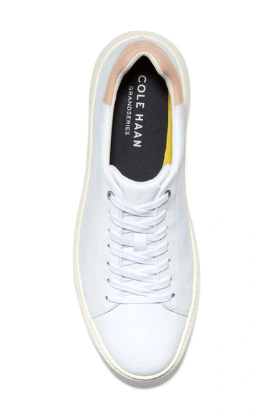 Shop Cole Haan Grandpro Topspin Sneaker In Optic White/ Ivory