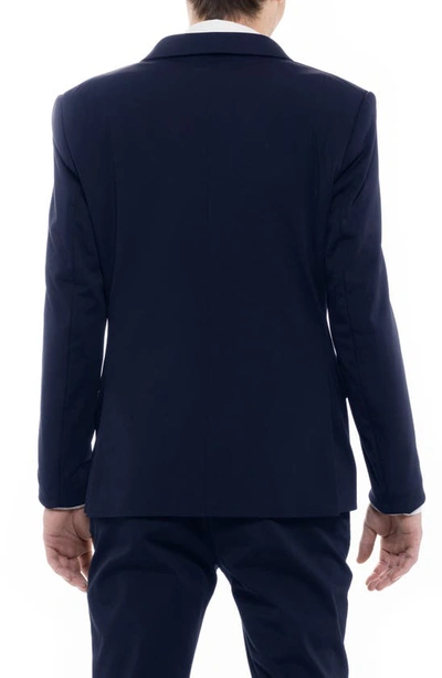 Shop D.rt Thompson Wrinkle Resistant Two-button Blazer In Navy